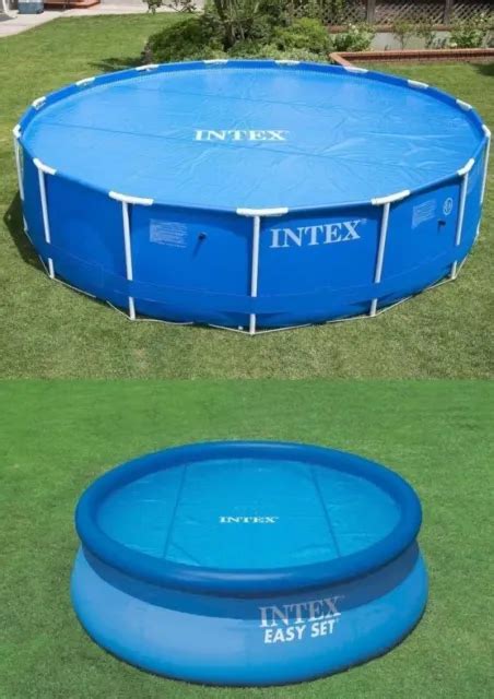 Intex Swimming Pool Solar Cover Ft Ft Ft Heats Water Heat Clean