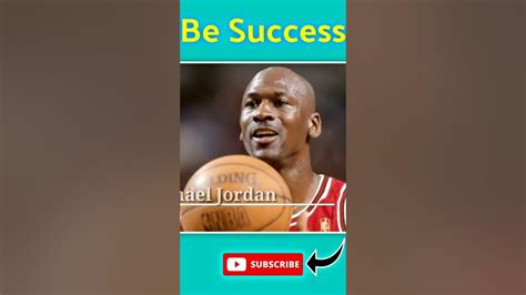 Michael Jordan Success Story Inspirational Story By Be Success