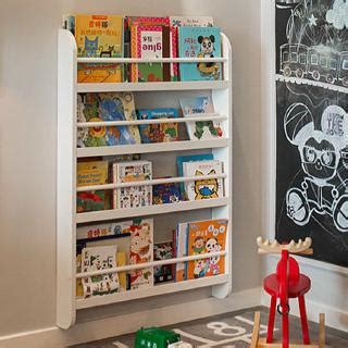 Kids bookshelf solid wood picture bookshelf wall-mounted baby bookcase ...