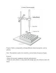 Eln Column Chromatography Pdf Column Chromatography Purpose