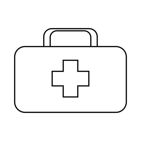 First Aid Kit Icon First Aid Outline Drawing First Aid Kit Icon In The