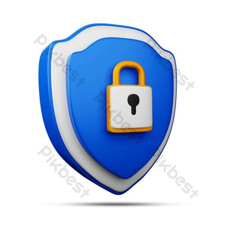 Cyber Protection With 3d Security Shield And Lock Png Images Psd Free Download Pikbest