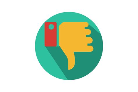 Dislike Flat Icon Vector Graphic By Riduwanmolla Creative Fabrica