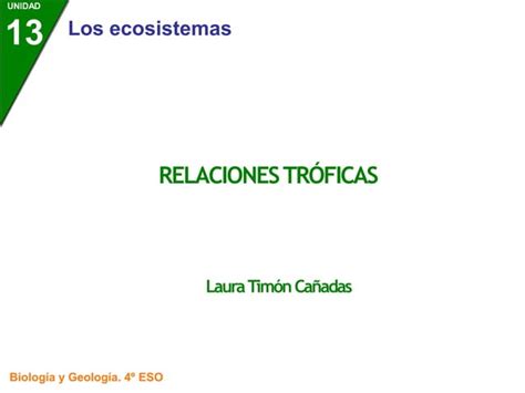 Relaciones Troficas Ppt