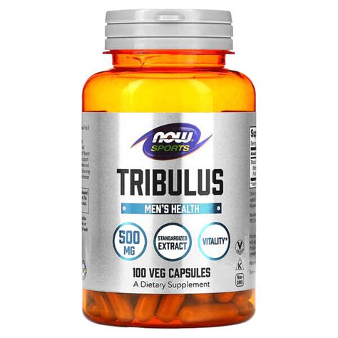 NOW Foods Sports Tribulus Men S Health 500 Mg 100 Veg Capsules