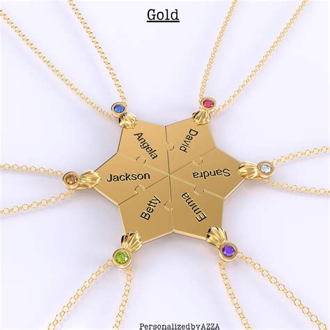 Personalized Name Heart Puzzle Piece Necklace Best Friend Necklace Bff