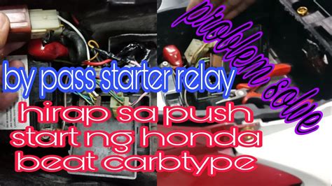 Honda Beat Carbtype Bypass Starter Relay Easy Start Lumalagitik Lng Ang