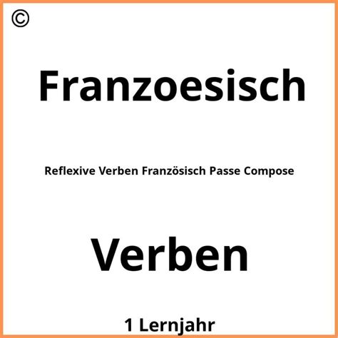 Passé Composé Mit Avoir Übungen Pdf