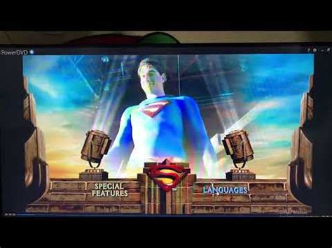 Superman Returns DVD Menu Walkthrough Disc 2 For