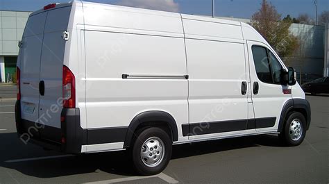 Fondo Camioneta Blanca Estacionada En Un Estacionamiento Fondo Imagen