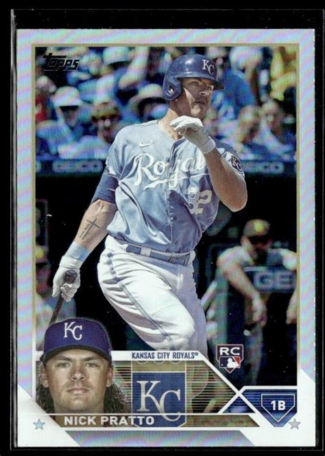 2023 Topps Rainbow Foil Nick Pratto Rookie Kansas City Royals 182 EBay