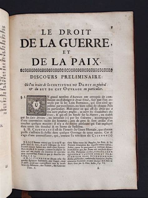 Grotius Le Droit De La Guerre Et De La Paix Par Hugues Grotius