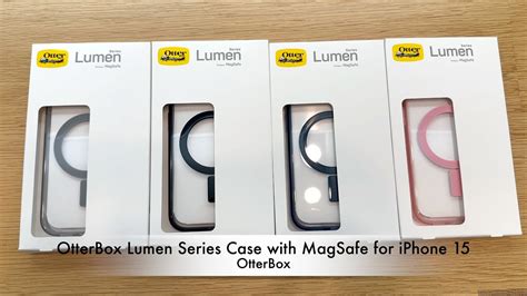 OtterBox Lumen Series Case with MagSafe for iPhone 15の紹介 YouTube