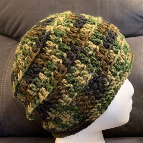 Camouflage Beanie Etsy