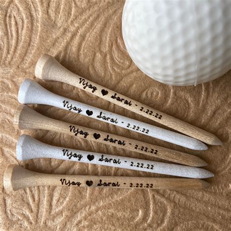 Personalized Golf Tees Golf Wedding Favor Engraved Tees Custom