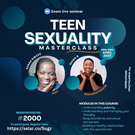 Buy Teen Sexuality Masterclass By Bisi Bukola Innocent On Selar Co