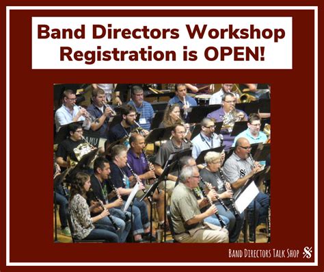 Band Directors Workshop Is Open For Registration Don T Miss Out Music Lesson Plans Music