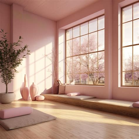 97000 Pink Fall Yoga Studio Pictures