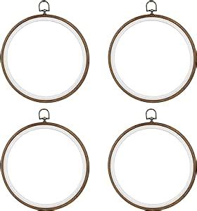 Amazon Framendino 4 Pack Round Embroidery Hoops 8 Inch Imitated