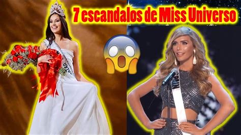 Los Escandalos Que Marcaron La Historia De Miss Universo Scandals Of