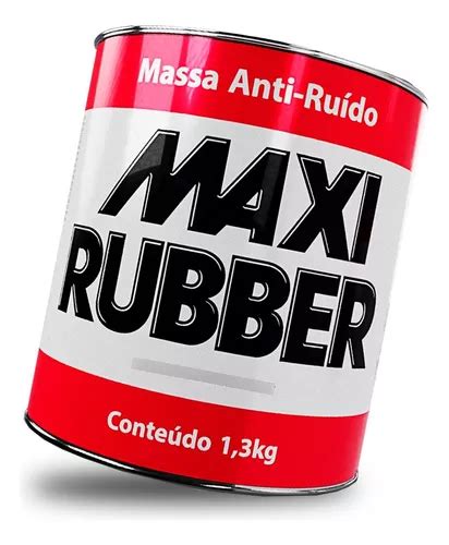 Massa Anti Ruido Maxi Rubber 1 3 Kg MercadoLivre