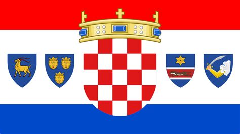 Heres Remade Flag Of Croatia If Bosnian Croats Joined In And A Crown