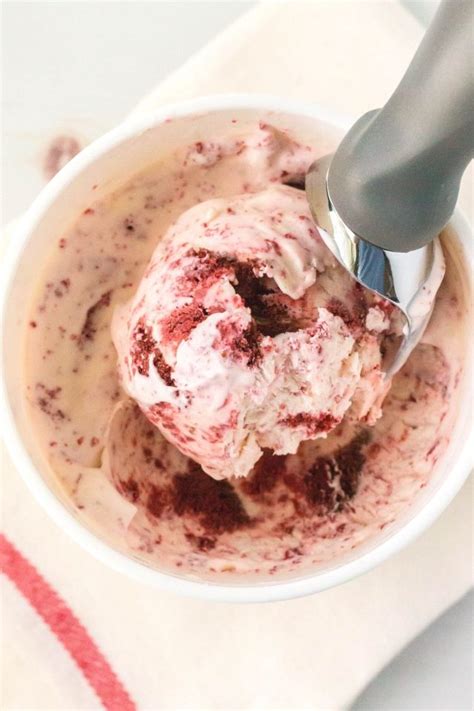 Easy Red Velvet Ice Cream No Churn I Dream Of Ice Cream