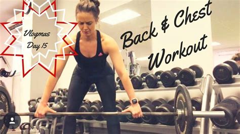chest workout vlogmas  youtube