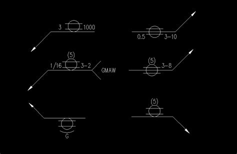 Weld Symbols Autocad