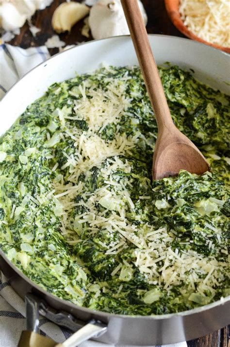 The Best Creamed Spinach Recipe In 20 Minutes The Novice Chef