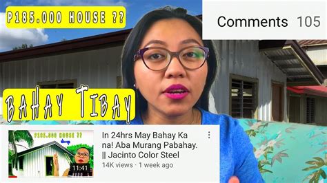 185k Murang Pa Bahay Jacinto Color Steel Ii Question And Answer Youtube