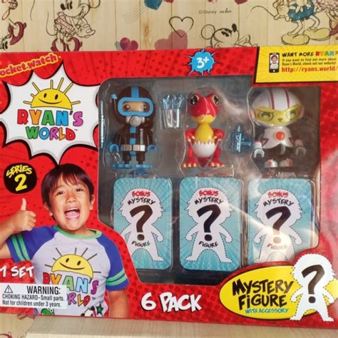 Jual Ryans World Toys Mystery Figure 6 Pack Series 2 Diver Shelldon