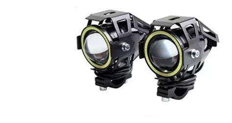 Par Faros U7 Mini Cree Led Auxiliares Ojo Angel Lupa Moto Ns MercadoLibre