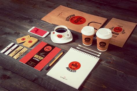 高端咖啡品牌样机素材模板展示下载Coffee Branding Mockups Atln9l 设计口袋