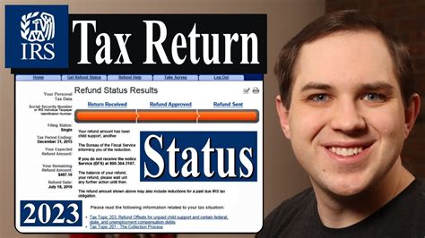 How To Check Your Tax Return Status From The Irs Youtube