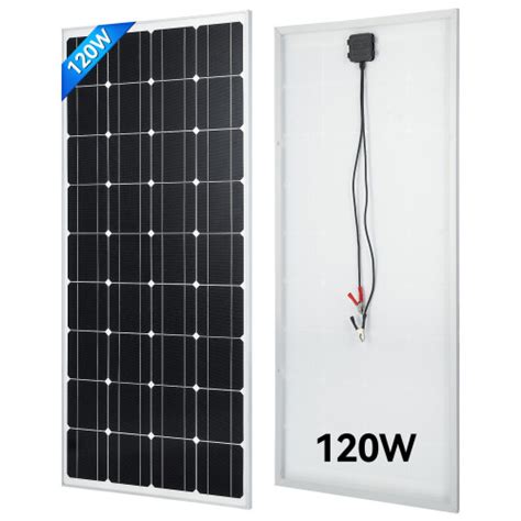 120 Watts Solar Panel 12 Volt Mono Off Grid Power For RV Boat On OnBuy