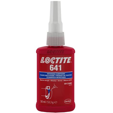 Loctite 641 Demountable Retaining Compound Medium Strength 50ml