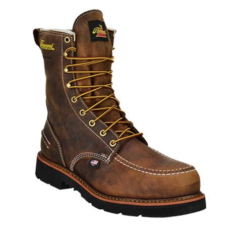 Thorogood 804 3898 1957 Series Class 7575 Moc Toe Wp Mens Steel Toe Safety Boots Shippy Shoes