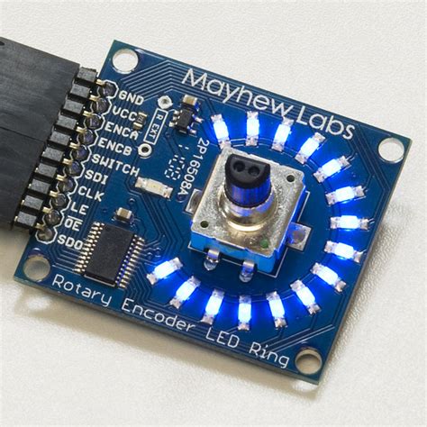 Rotary Encoder Led Ring Breakout Board Blue Sparkfun