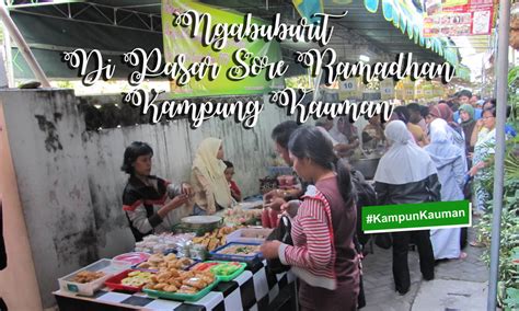 Ngabuburit di Pasar Sore Ramadhan Kampung Kauman