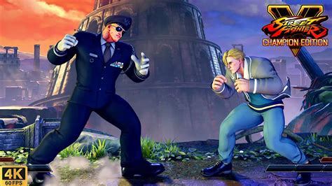 Guile Vs Ed Street Fighter V Cpu Vs Cpu Ai Vs Ai Hardest