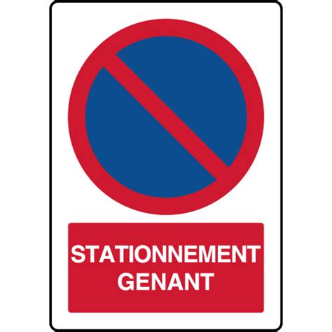 Panneau De Parking Vertical Stationnement G Nant Virages