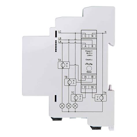 Shelly Pro Em Kierunkowy Fazowy Miernik Zu Ycia Energii