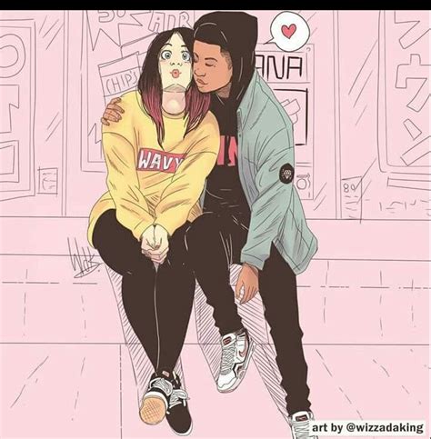 Pin By Diana Carolina On Wizza Dope Cartoon Art Dope Art Black Love Art