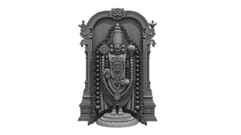 Lord Thirupathi Venkateswara Balaji 3d Model Cgtrader