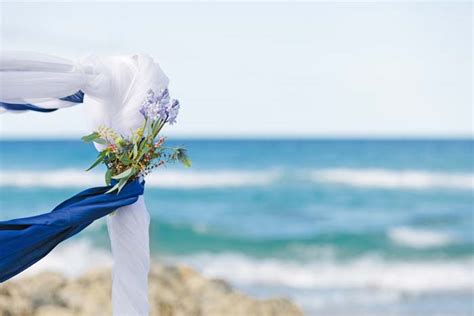 Blue Meets Coral In A Beach Wedding Inspiration Shoot