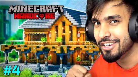 Building Hardcore House In Minecraft 4 Blackcluegaming 4x4gaming Youtube