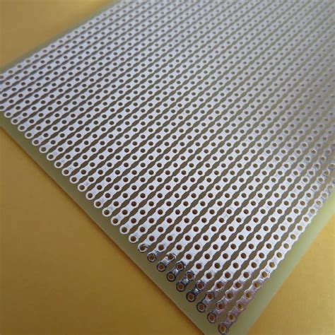 1pcs Single Side FR4 Fiberglass 8x12cm Stripboard Veroboard vero ...