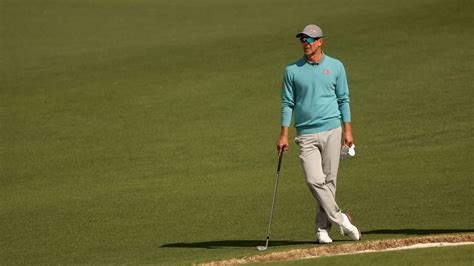 Masters Champion Adam Scott Of Australia Waits To Putt At No During