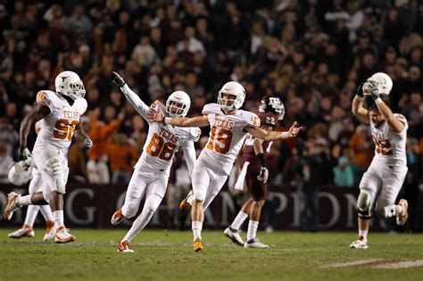 Justin Tucker Texas Vs Texas Aandm And An Unforgettable Thanksgiving